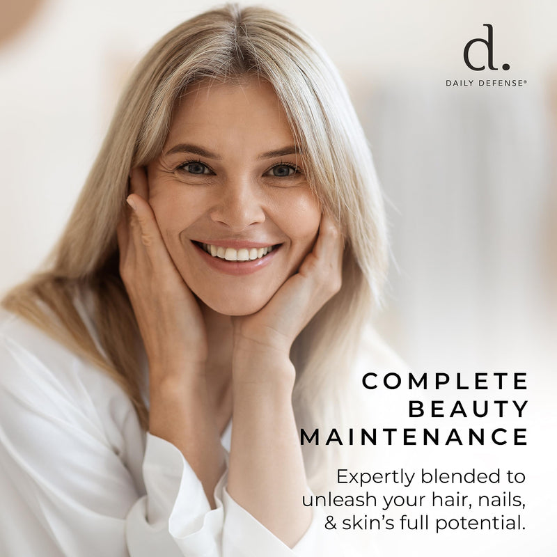 Collagen Supplements for Women - Hair Skin and Nails Vitamins with Biotin and Collagen, Calcium & More for Healthy Hair, Healthy Nails & Healthy Skin - Hair Vitamins for Men & Women