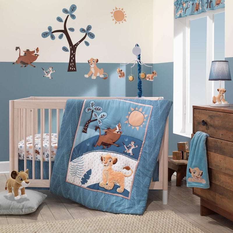 Lambs & Ivy Lion King Adventure Window Valance, Blue - BeesActive Australia