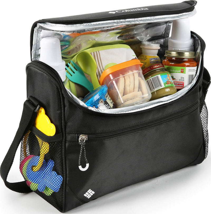 Columbia Badger Ridge Insulated Baby Food and Bottle Tote, Black - BeesActive Australia