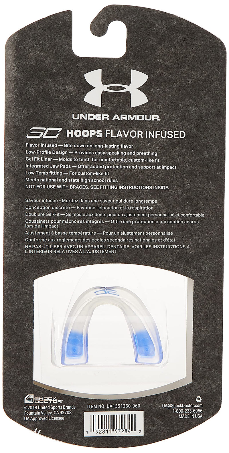Under Armour Steph Curry Basketball Mouth Guard Collection. Sports Mouthguard. Youth & Adult. Protectar Bucal