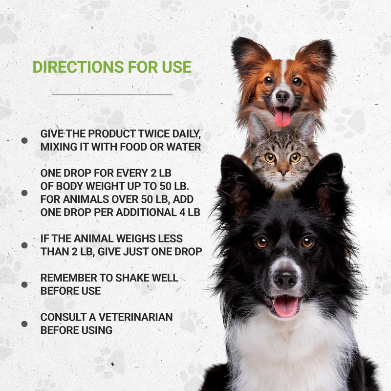 Wolf's Respiratory | Natural Herbal Dietary Supplement | Healthy Respiratory System Support in Dogs | Alcohol-Free Extract, Marshmallow Leaf, Astragalus, Chamomile, Calendula, Oregon Grape 2 oz - PawsPlanet Australia
