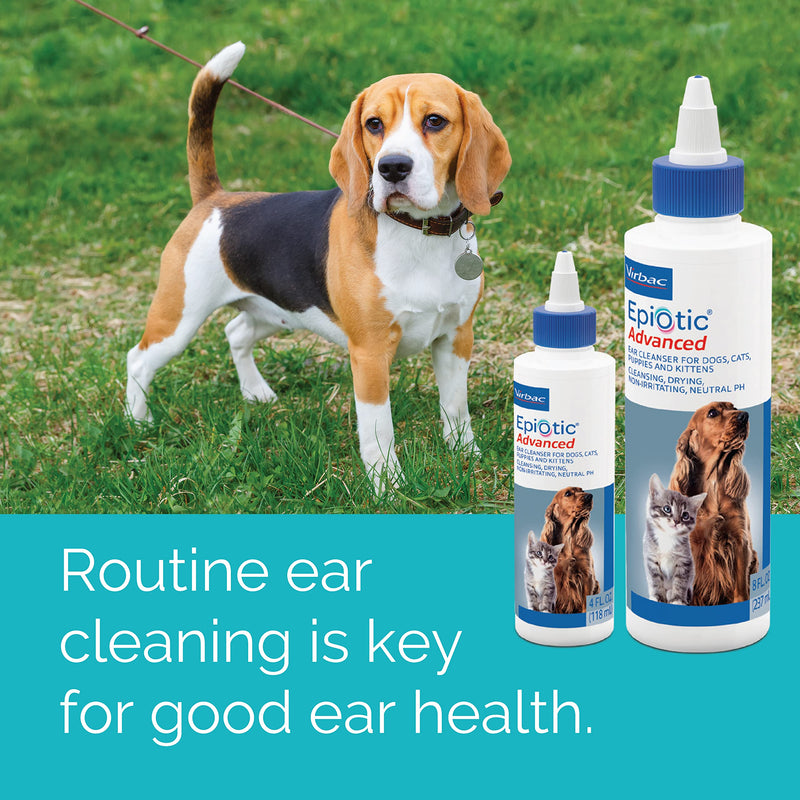 Virbac Epi-Otic Advanced Ear Cleanser For Dogs and Cats (All Sizes) 4 oz - BeesActive Australia