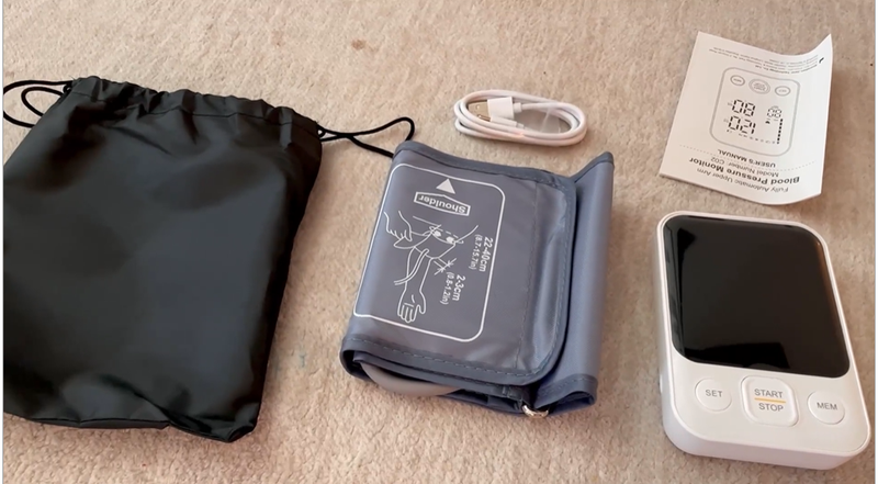 Oklar FDA Cleared Blood Pressure Monitor Upper Arm BP Machine for Home Use White