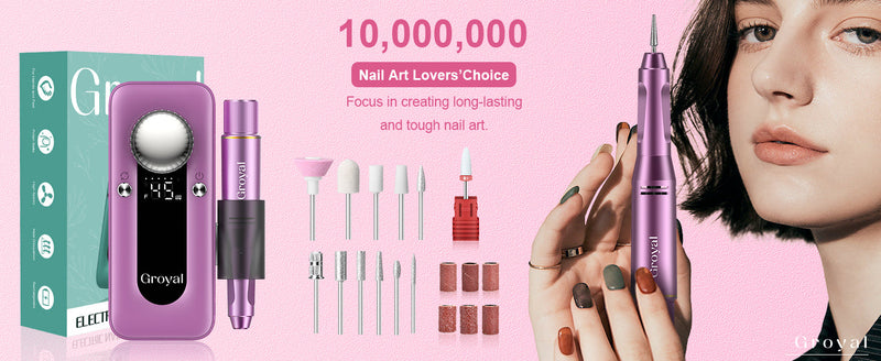 Electric Nail Drill Professional Pink