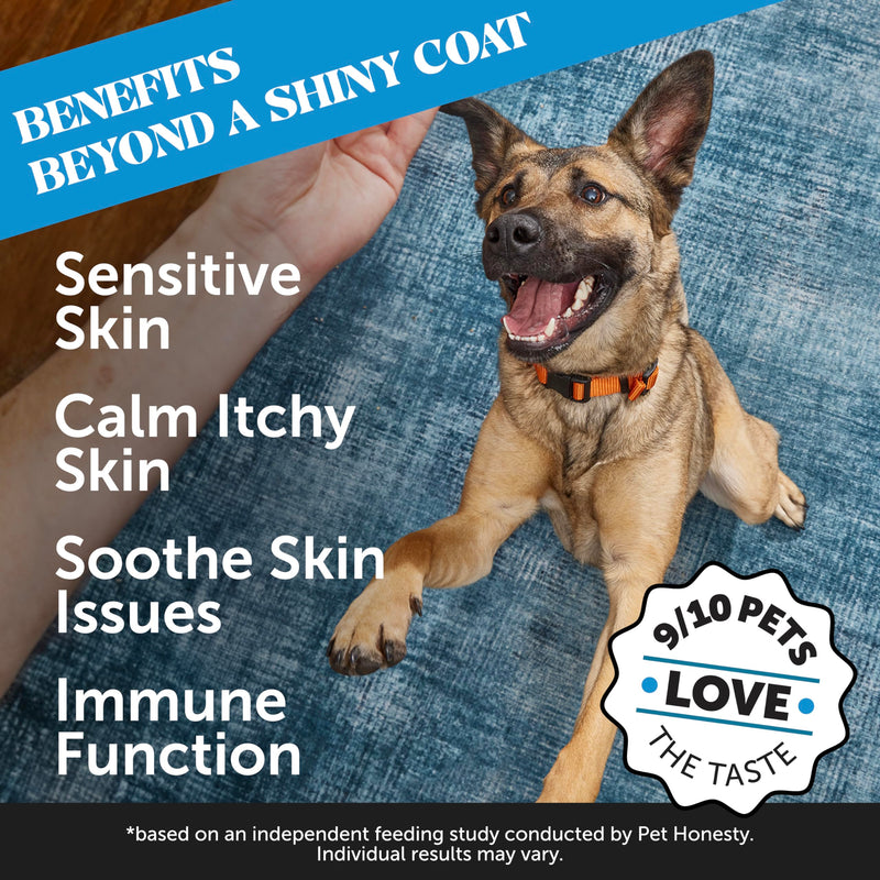 Restore + Soothe Hot Spots Spray for Dogs & Cats (Lavender) 4oz + Omega SkinHealth Chews for Dogs with Omega 3 Fish Oil and Salmon Oil for Healthy Skin, Itchy Skin Relief (90 Count)