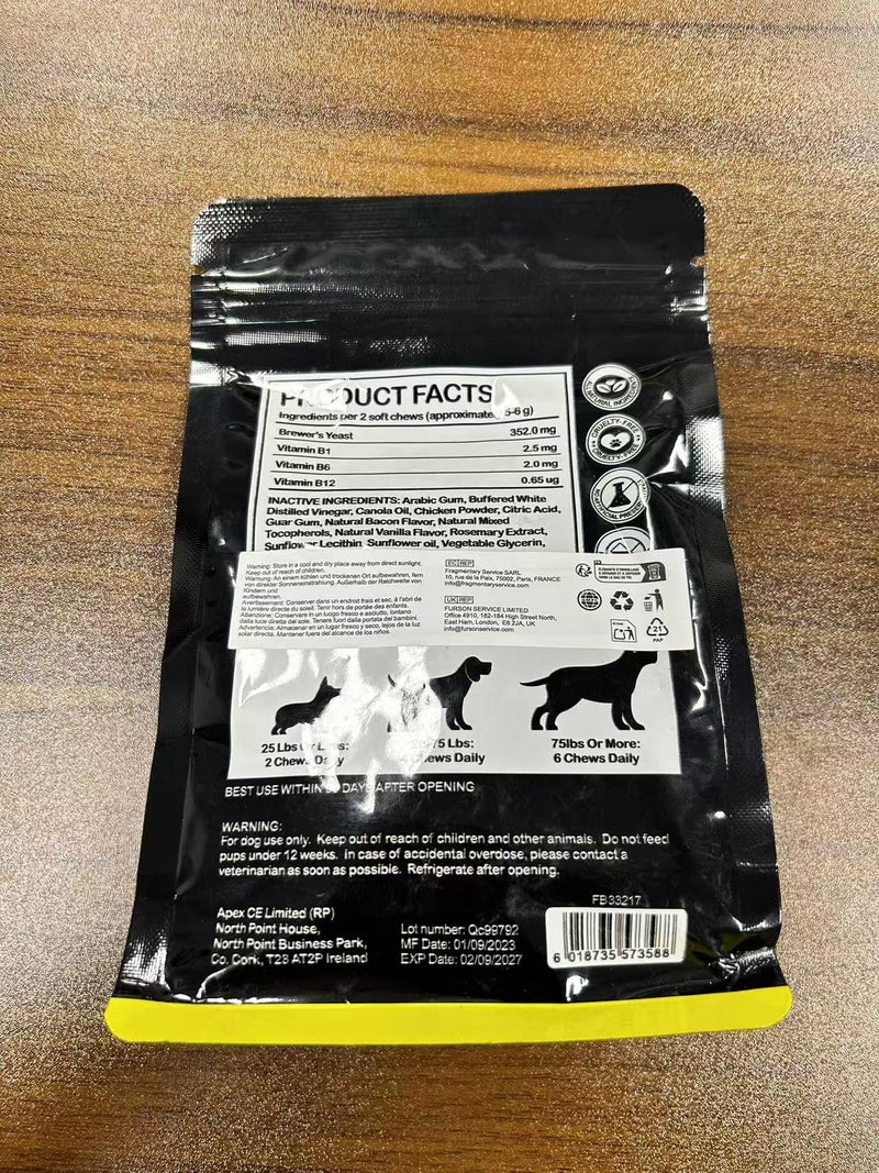 Flea and Tick Prevention for Dogs, Chews, 150 Chews, Natural Flea and Tick Supplement for Dogs, Chews - BeesActive Australia