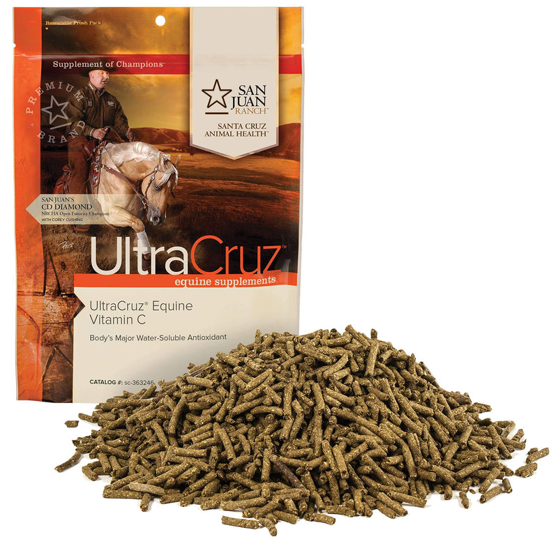 UltraCruz Equine Vitamin C Supplement for Horses, 1 lb, Powder (50 Day Supply) - BeesActive Australia