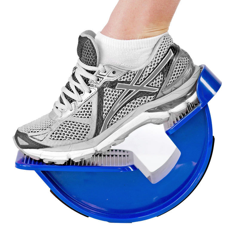 PowerStep UltraFlexx Foot Rocker, Foot and Calf Stretching, Pain Relief for Plantar Fasciitis, Achilles Tendonitis, Shin Splints, Increased Flexibility & Strength Blue POWERSTEP ULTRAFLEXX FOOT ROCKER, UN - BeesActive Australia