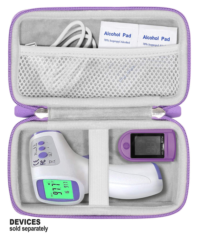 CaseSack Forehead Thermometer case for Non-Contact Infrared Digital Thermometer Like Vibeey, eZthings, HALIDODO, HIGBRE, ALLIRIER, AFARELY, ROYADVE, REDESS, iCode, SUNNYPLUS, BrillianceHair, drtulz