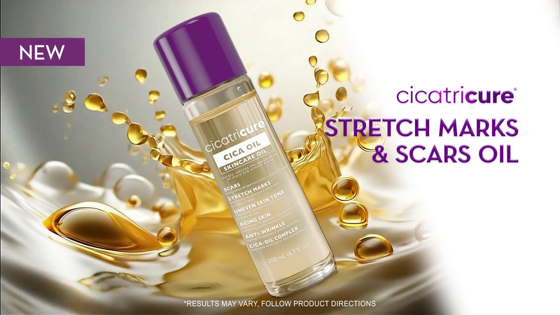 Cicatricure Cica Oil for Stretch Marks & Scars, Body Oil, 6.7 fl oz 6.7 Fl Oz (Pack of 1)