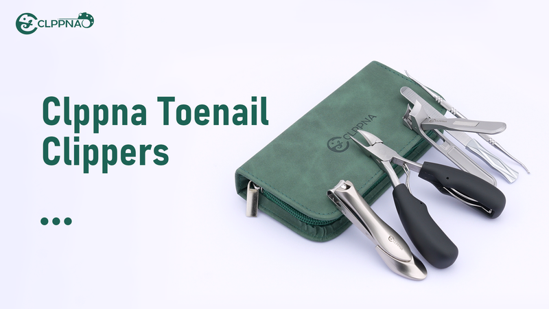 Toenail Clippers for Thick Toenails for Seniors, Angled Head Large Toe Nail Clippers for Ingrown Nails, Sharp Nail Cutter with Catcher Long Handle, Heavy Duty Nail Clippers Set for Thick Toenails Professional Nail Clipper Set