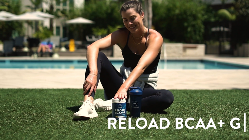 MRM BCAA+G Reload Post-Workout Powder - Island Fusion, Keto - 26 Servings 11.6 Ounce