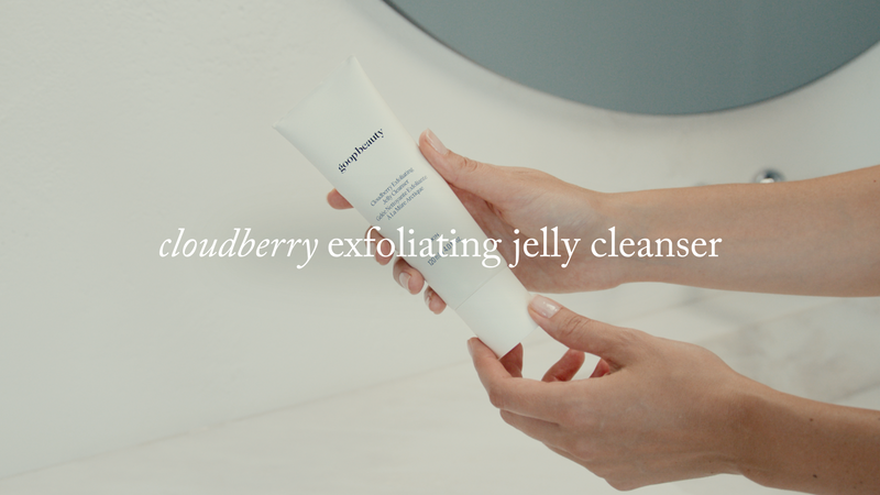 goop Beauty Exfoliating Jelly Cleanser | Face Wash to Clean & Smooth Skin | Squalane, Kakadu Plum, & Vitamin C | Moisturizes & Soothes Skin | Paraben & Silicone Free | 4 fl oz