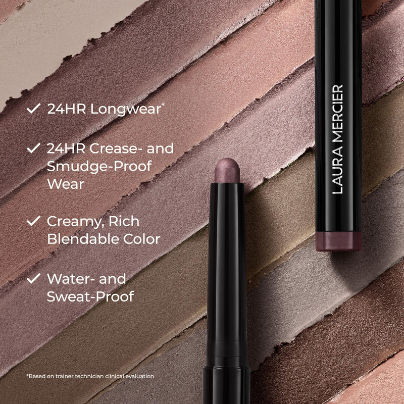 Laura Mercier Artistry Icons Set - Mini Translucent Loose Setting Powder and Mini Caviar Stick Eye Shadow (Amethyst)