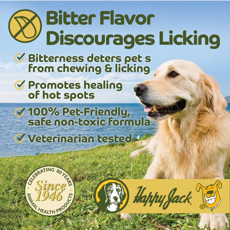 HAPPY JACK Seal 'N Heal Liquid Bandage for Dogs, Cats, Pets, Wound Care Spray (4 oz), Protects Against Minor Cuts, Burns, Waterproof Seal, Discourages Licking & Chewing, for Paws & Body, Made in USA - BeesActive Australia