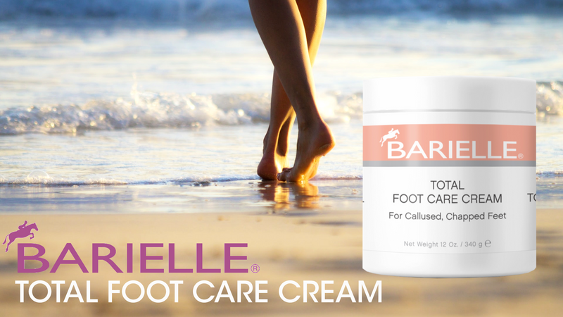 BARIELLE Portable Oval Gold & White Clamshell Foot File/Foot Rasp with 2.5oz Total Care Foot Cream 2-PC Foot Care Set