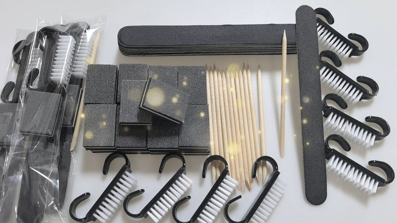 20 Sets Disposable Manicure Kit(20 Set-Black) 20 Set-Black