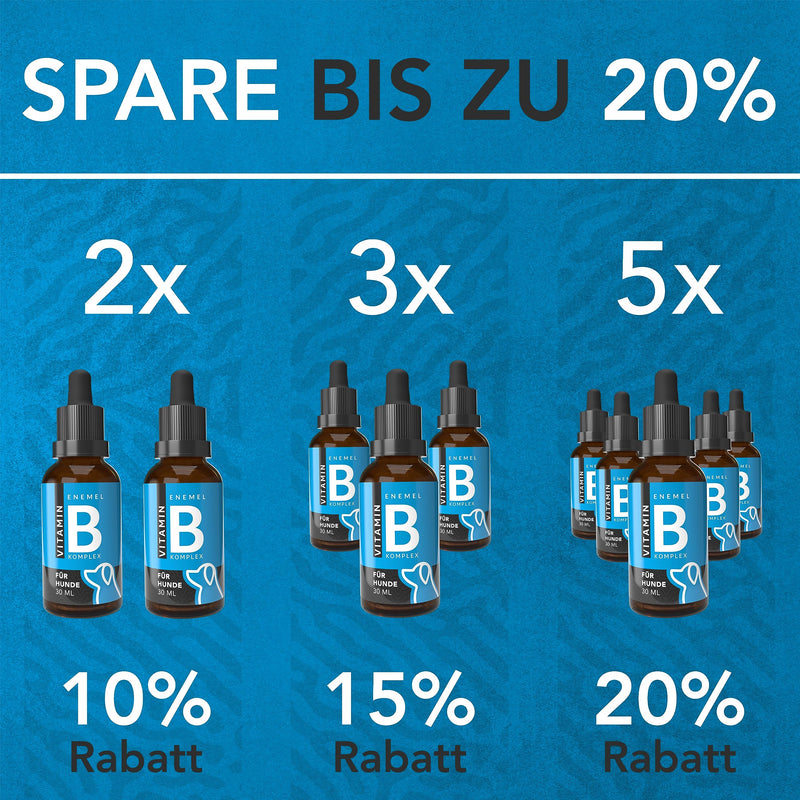 ENEMEL® Vitamin B Complex for Dogs [100ml] | Innovation through drops | Vitamin B Dog | all B vitamins included | Made in Germany 100ml - BeesActive Australia
