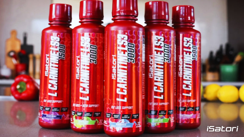 iSatori L-Carnitine LS3 3000 - Boost Energy & Metabolism, Triple-Blend L-Carnitine Liquid Supplement, Low-Calorie, Keto-Friendly, Stimulant, Sugar & Gluten-Free, Bombsicle Flavor (32 Servings)