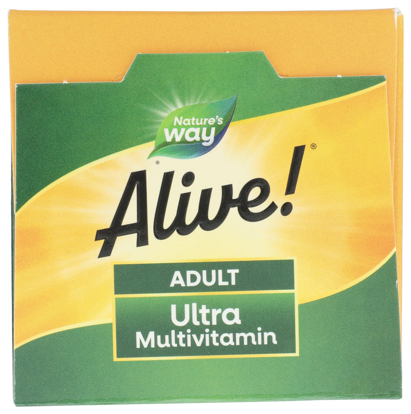 Nature's Way Alive! Adult Ultra Multivitamins, High Potency, 60 ct | Promotes Cellular Energy Metabolism*, Heart & Muscle Function*, B-Vitamins Including Methylated B12, Gluten-Free