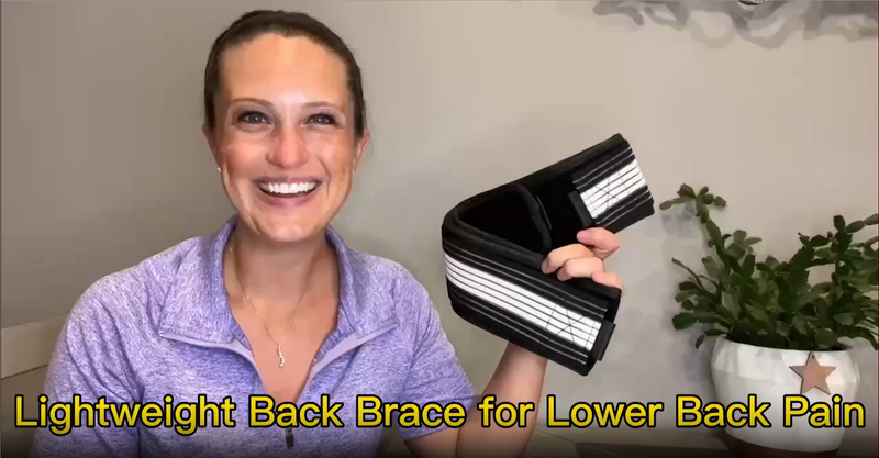 Lightweight Back Brace for Lower Back Pain Under Clothes - Relief from Sciatica, Spinal Stenosis & SI Joint Hip Pain - Breathable & Adjustable Lumbar Support Belt for Work and Exercise for Women & Men XL X-Large
