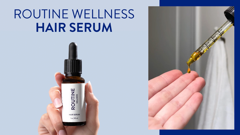 Routine Wellness Hair Serum, Rosemary, Argan, Tea Tree - 30ml (Pack of 2) Rosemary & Tea Tree Oil 1 Count (Pack of 2)