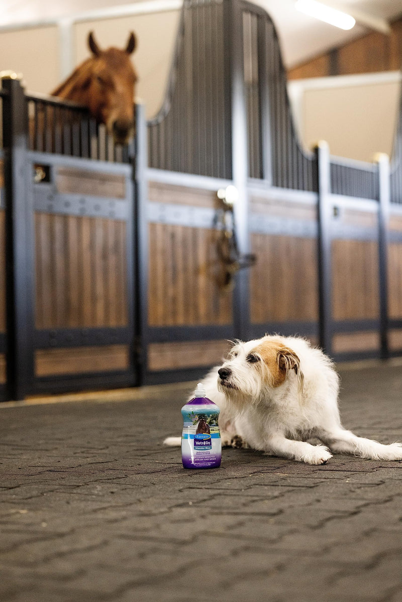 Farnam Vetrolin Wonder Blue Gentle Moisturizing Shampoo for Horses, Livestock and Dogs Blue 32 - BeesActive Australia