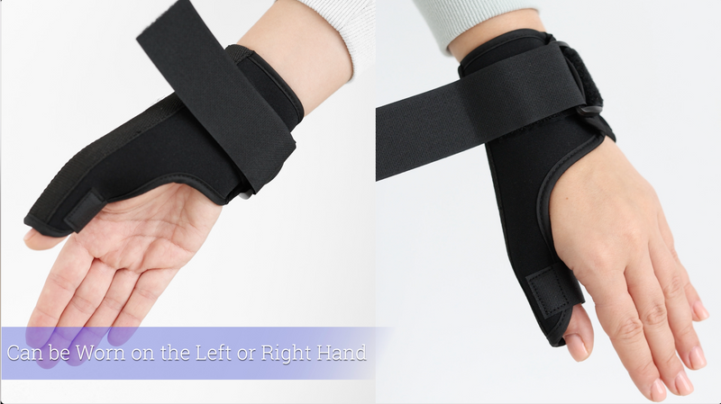 Heelbo Adjustable Thumb Brace & Wrist Strap, Fits Left or Right Wrist, FSA & HSA Eligible, Isolates and Stabilizes for Sprains, Fractures, Arthritis and Chronic Conditions