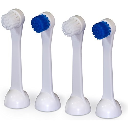 Cybersonic Classic Compact Replacement Brush Heads, 4 Pack, Compatible with All Cybersonic Electric Toothbrushes 4 Count