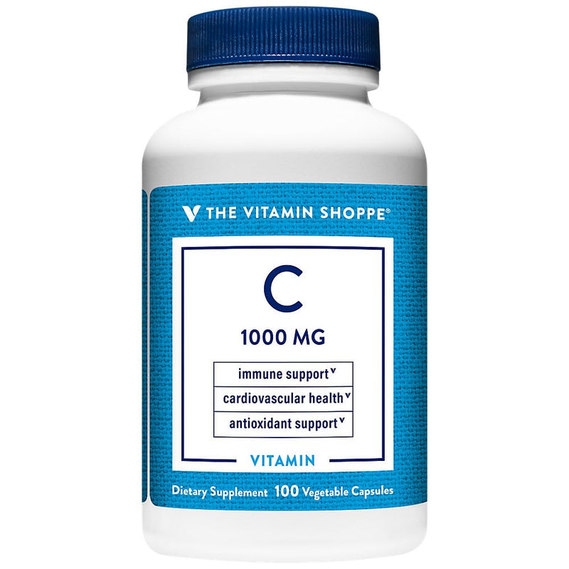 The Vitamin Shoppe C-1000 1,000MG, Antioxidant that Supports Immune (100 Capsules)