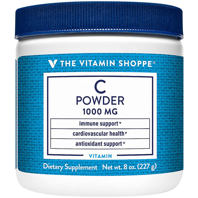 The Vitamin Shoppe Vitamin C 1,000MG - Immune Support, Antioxidant Protection & Collagen Formation, Daily Vitamin 8 Ounce (Pack of 1)