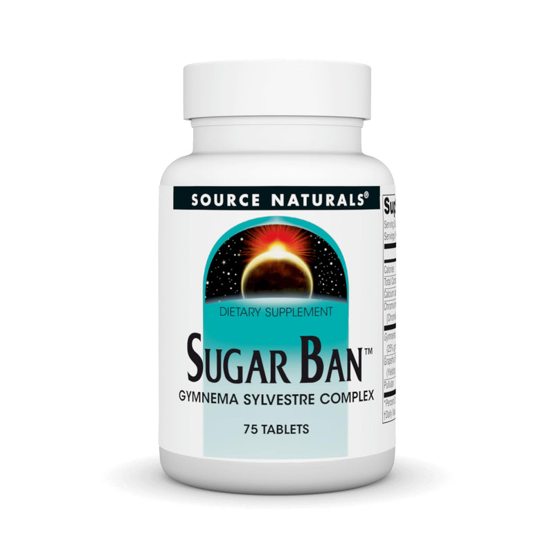 Source Naturals Sugar Ban Gymnema Sylvestre Complex, 75 Tablets - BeesActive Australia