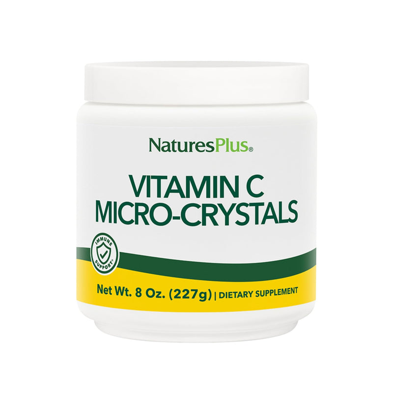 NaturesPlus Vitamin C Micro-Crystals - 8 oz - Antioxidant - Supports Immune Health & Overall Well-Being - Vegan, Gluten Free - Approx. 45 Total Servings 8 Ounce (Pack of 1)