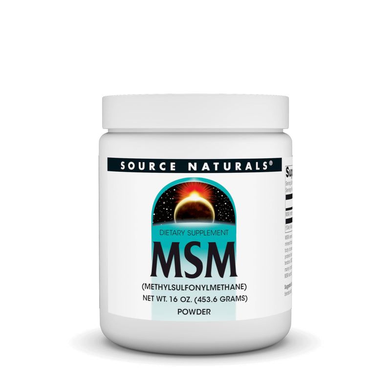 Source Naturals MSM, (Methylsulfonylmethane) - 16 Ounce Powder 1 1 Pound (Pack of 1)