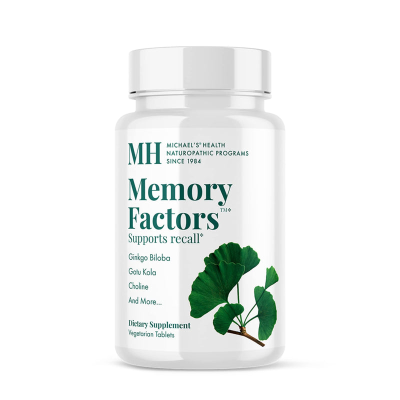 Michael's Health Naturopathic Programs Memory Factors - 90 Vegetarian Tablets - Provides Nourishment Memory & Cognition - Kosher - 30 Servings