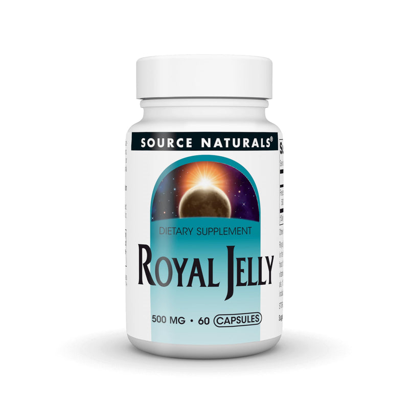 Source Naturals Royal Jelly, Freeze Dried Royal Jelly, 167 mg - 60 Capsules 60 Count (Pack of 1)
