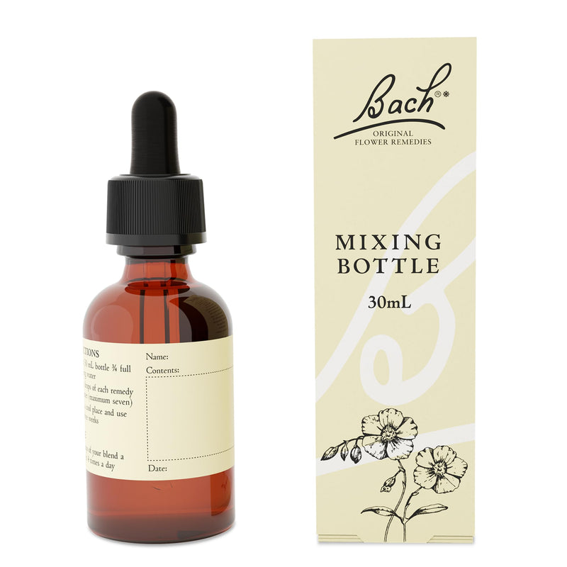 Bach Original Flower Remedies Empty Mixing Bottle - 30 mL - Use to Create a Custom Blend of Essences - BeesActive Australia