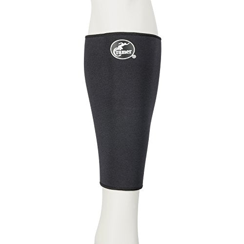 Cramer Neoprene Shin Splint Compression Sleeve, Best Calf Support For Running Circulation, Compression Leg Sleeve for Shin Splints Recovery, Shin Splint Prevention, Athletic Sleeves, Black, Medium Small