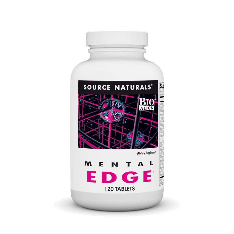 Source Naturals Mental Edge - Brain Boosting Supplement*- 120 Tablets 1 120 Count (Pack of 1)