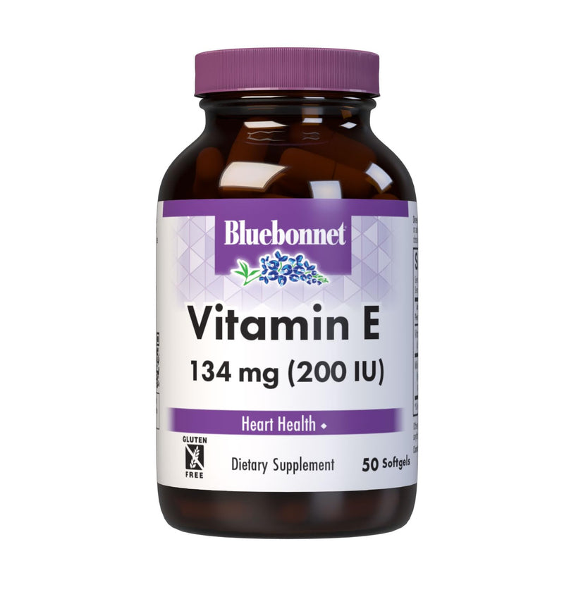 Bluebonnet Vitamin E 200 IU Mixed Softgels, 50 Count | Heart Health; Gluten-Free, Dairy-Free 1