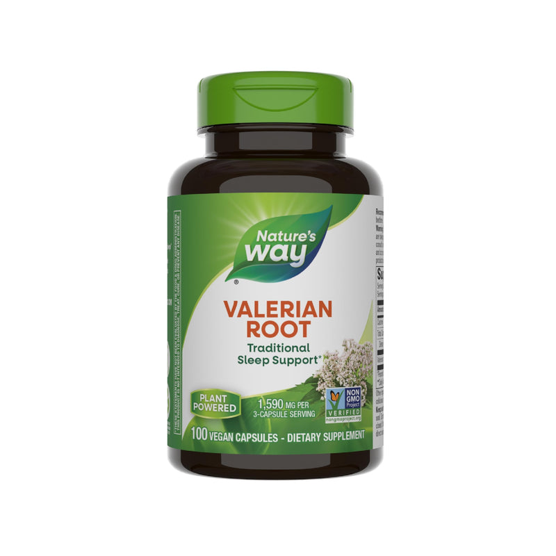 Nature's Way Valerian Root - Traditional Sleep Support* - Valerian Root Capsules - Gluten Free & Vegan - 100 Capsules 100 Count (Pack of 1) - BeesActive Australia