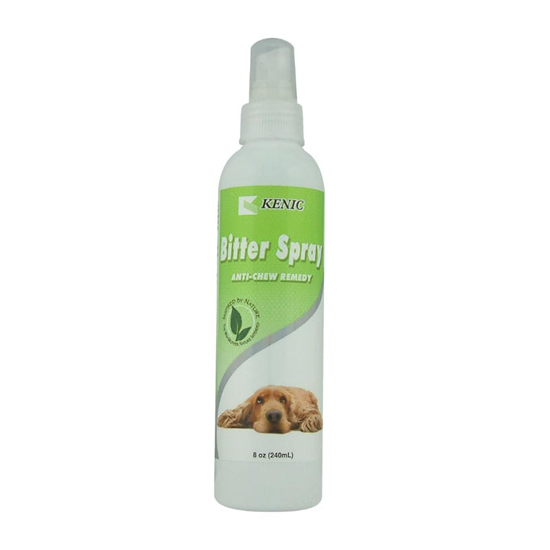 Kenic Anti-Chew Bitter Spray Deterrent for Dogs & Cats, Anti-Lick, No-Chew Training Aid, Safe for use on Furniture, Paws & Shoes & More, Made in USA Bitter - Anti-Lick & Chew 8oz