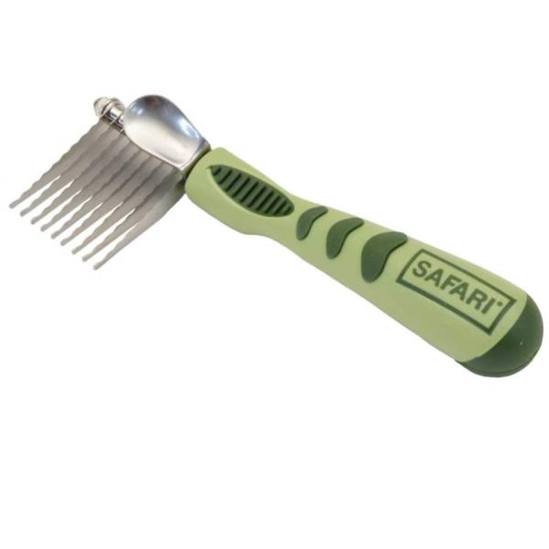 Coastal Pet Safari Dog De-Matting Comb - Serrated Stainless Steel Grooming Tool for Dogs with Medium to Long Hair - Keeps Coats Smooth & Soft - One Size - BeesActive Australia