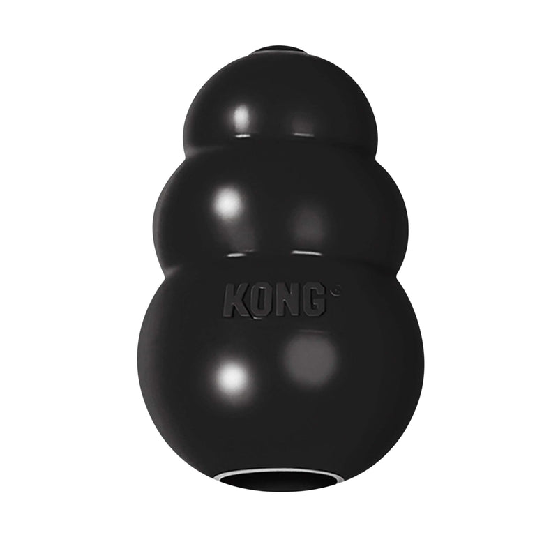 KONG Extreme Dog Toy - Fetch & Chew Toy - Treat-Filling Capabilities & Erratic Bounce for Extended Play Time Most Durable Natural Rubber Material - for Power Chewers - for X-Large Dogs X-Large (Pack of 1) Standard Packaging