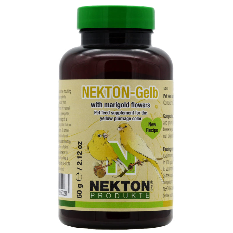 Nekton Gelb to Enhance Yellow Color in Birds, 60gm 2.11 Ounce (Pack of 1) off white - PawsPlanet Australia