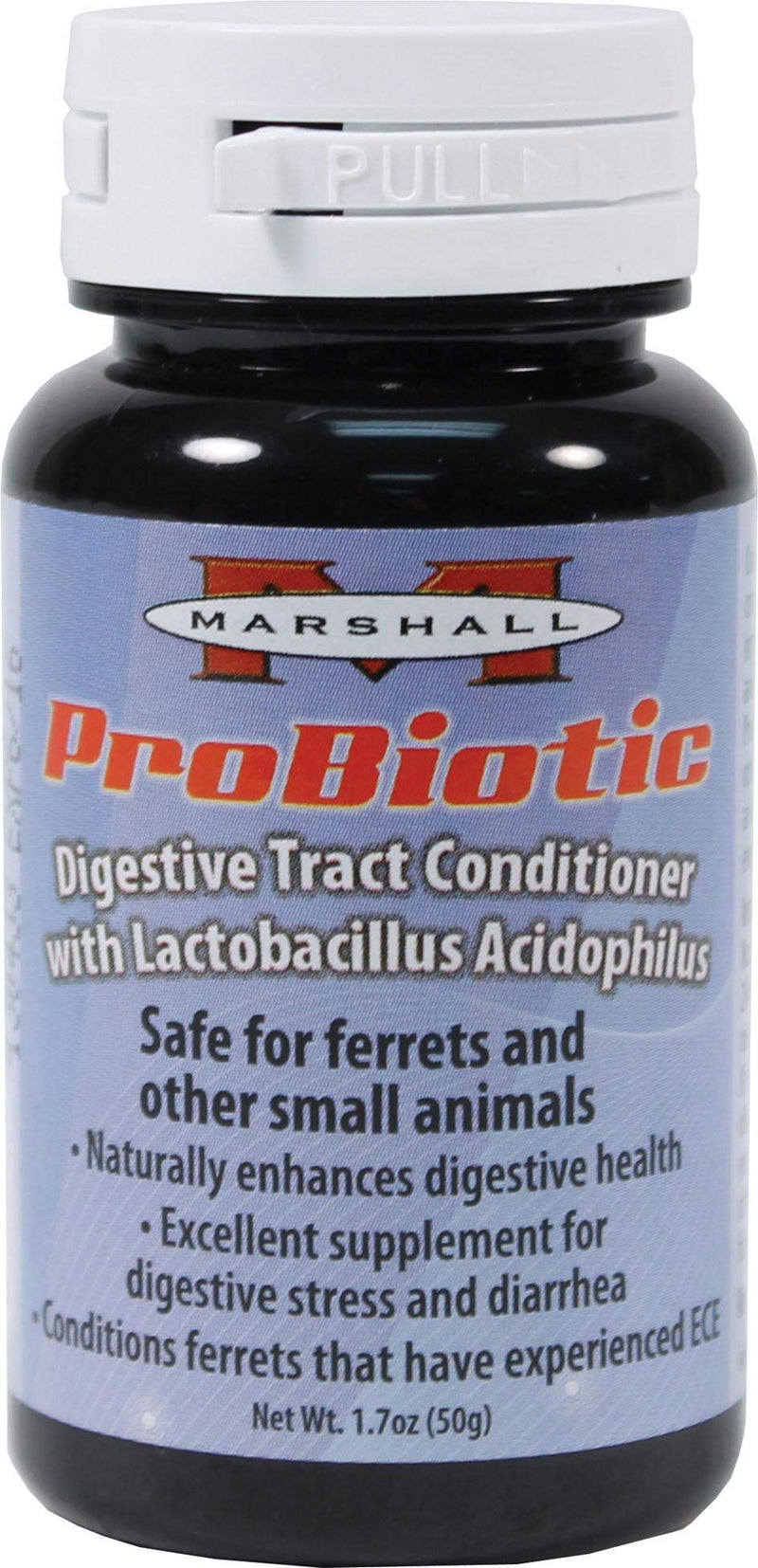 Marshall Pet Products Natural Probiotic Pet Digestive Tract Conditioner Supplement Eases Digestive Stress, ECE and Diarrhea in Ferrets and Small Animals, 1.7 oz - PawsPlanet Australia