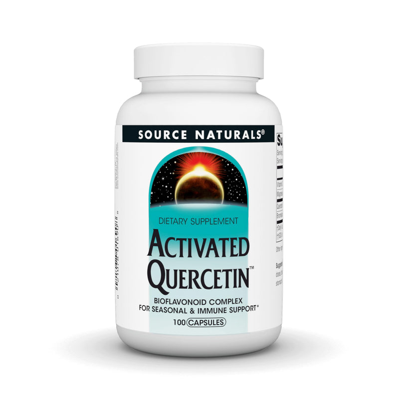 Source Naturals Activated Quercetin, Bioflavanoid Complex for Seasonal & Immune Support* - 100 Capsules 100 Count (Pack of 1)