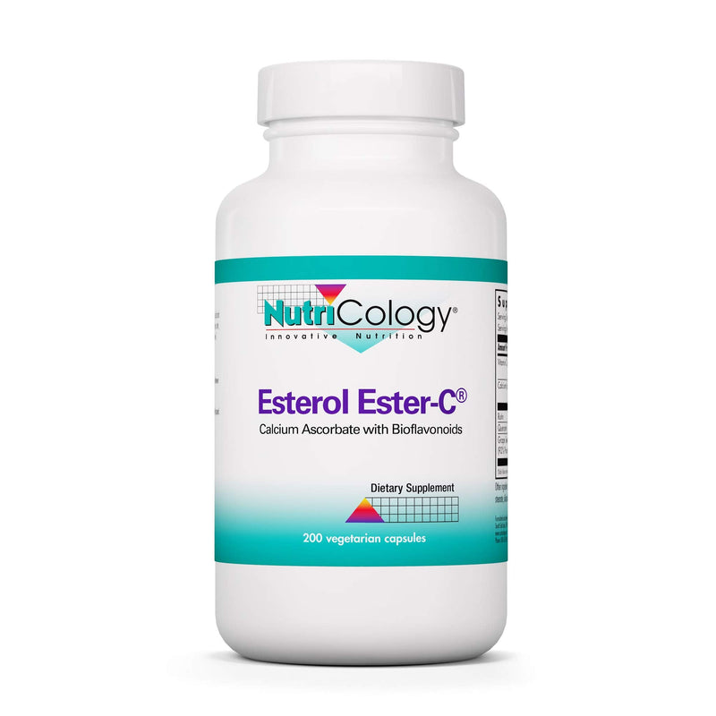 NutriCology Esterol Ester-C with Bioflavonoids, 200 Capsules | Calcium Ascorbate Vitamin C for Immune, Antioxidant and Cardiovascular Support, Hypoallergenic, 100 Servings