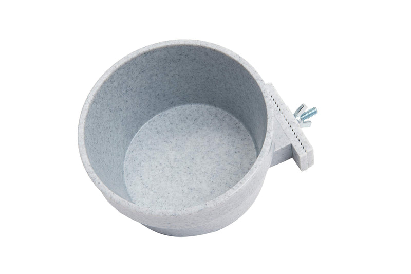 Lixit Quick Lock Removable Cage Bowls for Rabbits, Birds, Dogs, Cats, Gunea Pigs and Other Small Animals. (20oz, Granite) 20oz - BeesActive Australia