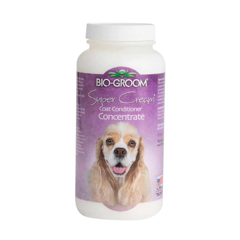 Bio-groom Super Cream Dog Conditioner – Concentrated Coat Conditioner, Dog Bathing Supplies, Puppy Wash, Cat & Dog Grooming Supplies for Sensitive Skin, Cruelty-Free, Made in USA – 16 fl oz 1-Pack - PawsPlanet Australia